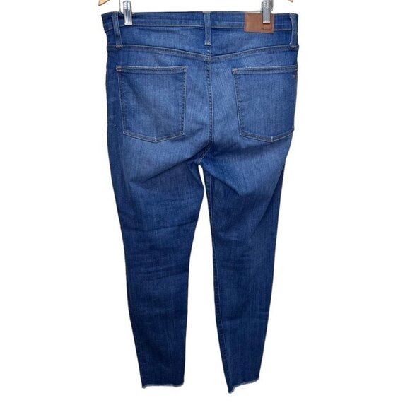 MADEWELL 9" High Rise Skinny Distressed  Jeans Size 32 - Picture 6 of 11